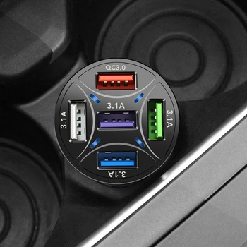 5Ports do Carro do USB da Carga Mini Carregamento Rápido para GMC Sierra Canyon Chevrolet Colorado Silverado