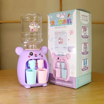2 Pack de Crianças Dispenser de Água Brinquedo Engraçado Crianças Pequenas Seltzer Máquina Simulada de eletrodomésticos da área de Trabalho