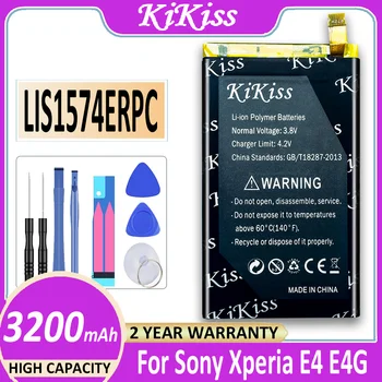 Ferramenta gratuita 3200mAh Telefone Bateria Para Sony Xperia E4 E4G Dupla E2104 E2105 E2114 E2115 E2124 E2003 E2006 LIS1574ERPC +o número da Faixa.