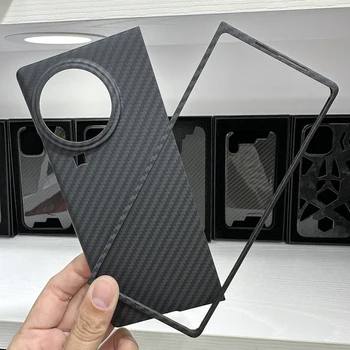 Quente! Genuíno Aramida ou Fibra de Carbono, Fibra de Telefone Para a VIVO X Fold2 Ultra-fino Anti-queda de Negócio X Fold2 5G Shell CASE Capa