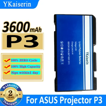 3600mAh YKaiserin Bateria Para ASUS Projetor P3 Bateria