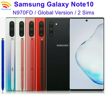 Original Samsung Galaxy Note 10 Note10 N970FD Dual Sim Android 256 gb de ROM 8GB de RAM, NFC Octa Core, 4G LTE