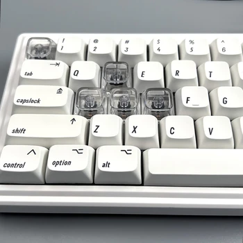 20Pcs Transparente do PC teclas especiais teclado Mecânico Keycaps em Branco Retroiluminado teclas especiais De Teclado Mecânico Cereja