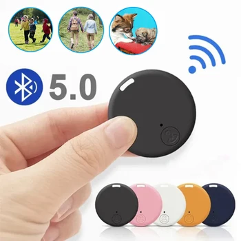 Mini Rastreador GPS Bluetooth 5.0 Anti-Dispositivo Perdido animal de Estimação Saco de Crianças Carteira de Rastreamento para IOS/ Android Smart Finder Localizador de Acessórios
