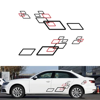 Geométricas dos Gráficos do Vinil Lado Adesivos Adesivos Para Carro, Caminhão, SUV Ambas as Portas Laterais