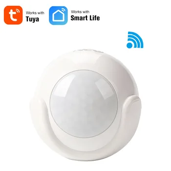 TUYA Smart wi-Fi PIR Sensor de Movimento do Alarme Detector Infravermelho Passivo Para a Casa de Automação do Sistema de Alarme Home