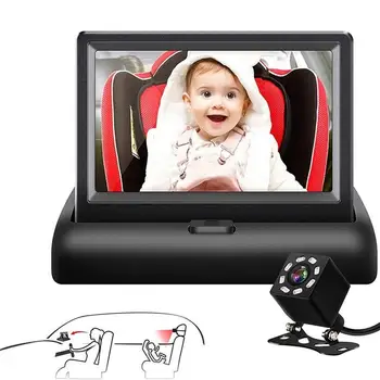 HD Monitor do Bebê com Câmera Tela LCD de Crianças Bebês Chilldren Monitor de Visão Nocturna Câmera de Vídeo Vigilância para Carro