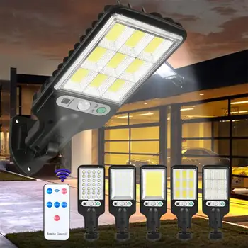 Luzes de Rua solares do Exterior Impermeável Sensor de Movimento de Parede, Lâmpada LED com 3 Modo de Energia de potência Portátil para Pátio com Jardim Portão