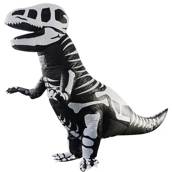 Novo Inflável Fantasia De Dinossauro T-Rex Esqueleto Adultos, As Crianças Do Dino Terno Carnaval Cosplay, Festa A Fantasia Vestido De Aniversário Do Golpe De Roupas