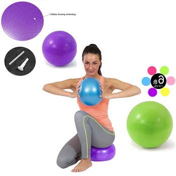 15-22cm de Yoga Bola Fitball Exercício de Ginástica Fitness Pilates com Bola Balance Fitness Yoga Bola do Núcleo de Treinamento Indoor Yoga Bolas