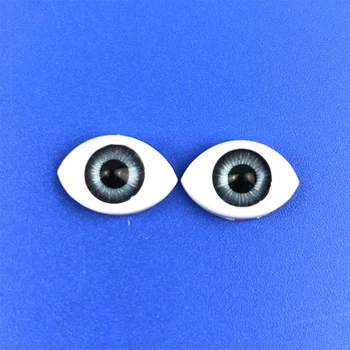 8PCS 5MM Boneca de Olhos em Forma de Barco Portátil Colorido Falso Olhos de Moda Accssory