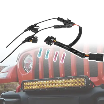 TML luzes Diurnas DRL Placa de Fiação se Encaixa para o Jeep Wrangler JL & Gladiador JT 2018-2023