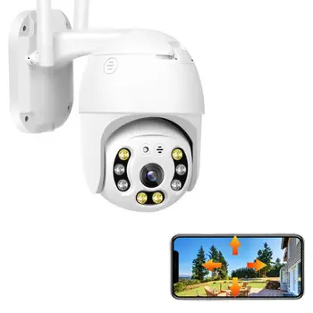 Visão noturna sem Fio de Vigilância por Câmeras de vídeo de Segurança de Segurança wi-Fi Câmera do Ip do Wifi da Câmera Casa Inteligente Webcam de 2mp Alarme