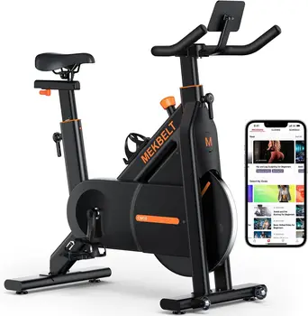 Bicicleta de exercício com Resistência magnética, Indoor Cycling Bicicleta Estacionária Suporta Smart Bluetooth a Conectividade com o Tablet Titular
