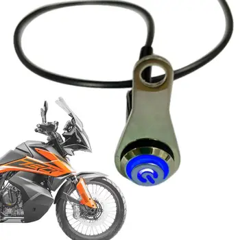 Moto Interruptor de Botão de pressão para o Guiador, Luz de Nevoeiro NO Botão de Auto-Reposição da Motocicleta Opções Para o Perigo de Motor de Luz