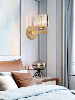 Luz de luxo lustre de cristal sala de estar, sala de jantar, quarto moderno, pós-moderno, simples high-end villa lustre