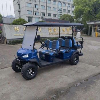 Em uma classe por si de golfe elétrico empurrar carrinho de 4 lugares carrinho de golfe para venda de golfe moderno buggy smart roadster carro elétrico