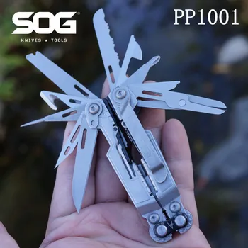 SOG PP1001 Dobrável Canivete Alicate Multi-funcional Combinação Ferramenta Alicate EDC Equipamentos ao ar livre
