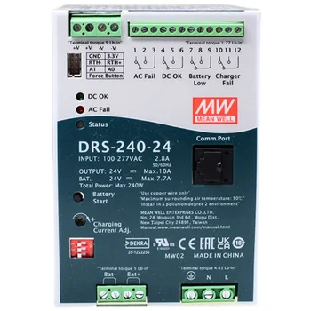 Dizer Bem DRS-240 12V a 24V, 36V 48V 240W AIl-Em-Um Segurança Inteligente e Comutação da Fonte de Alimentação DC OK com o UPS Carregador de Bateria