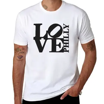 Novo Amor Philly T-Shirt T-shirt para um menino de manga Curta t roupas de verão t-shirts para os homens