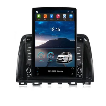 Tesla Estilo 2 Din Android 12 de Rádio de Carro Para Mazda 6 GL GJ 2012-2050 do Multimédia Player de Vídeo Estéreo GPS Carplay DSP Câmara