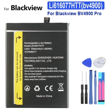  Para Blackview BV4900 5580mAh Alta Capacidade de Bateria Para Blackview Li616077HTT celular de Marca de Alta Qualidade da Bateria