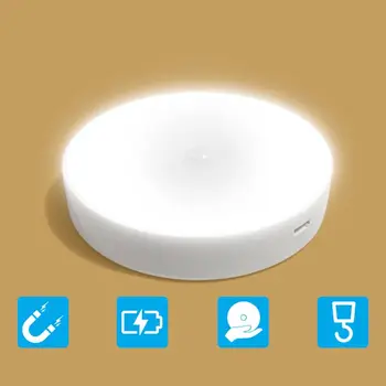 USB, Sensor de Movimento Noite de Luz Recarregável do Armário Closet Luzes de Casa para a Garagem Roupeiro e Quarto de Banho