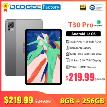 DOOGEE T30 Pro Tablet Helio G99 8GB 256GB Comprimidos 11