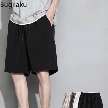Bugilaku de Verão, homens de esportes da moda casual dos homens negros de secagem rápida calças da praia