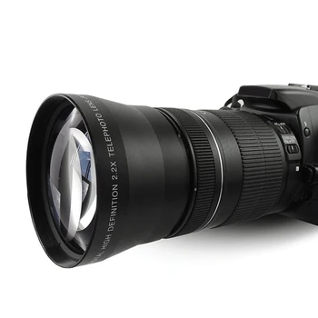 1 Conjunto de 72Mm Lente da Câmera Lente de Telefoto Canon Nikon, OLYMPUS, Pentax Câmera Sony