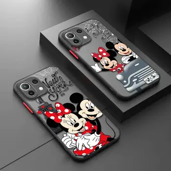Minnie do Mickey de Disney de Paris, a Viagem de Mate Caso Para Xiaomi Poco X3 NFC X3Pro M5 M3 F3 Tampa para Mi 11 12 13 11X 12X Pro 12T 11T 10T