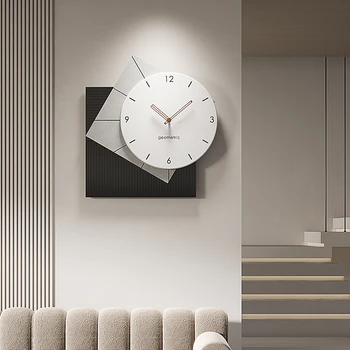 Criativo relógio relógio de parede sala de estar 2022 novo restaurante da moda minimalista moderna mesa de jantar relógio de parede atmosfera