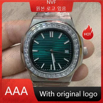 NF Homens Relógio de Aço Inoxidável 904l relógio Mecânico Automático 40mm-PH